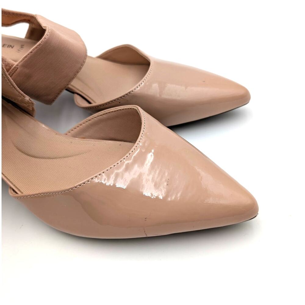 Anne Klein Izel Pointed Toe Kitten Heel Pump Women's Beige Size US10M EU40.5 - Picture 10 of 11